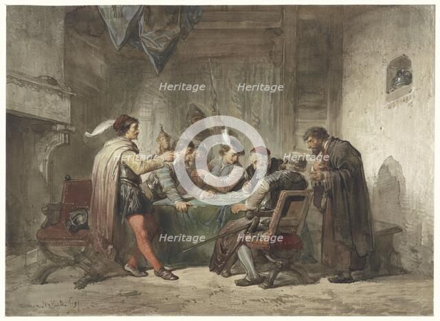 Selling the loot, 1859. Creator: Herman Frederik Carel Ten Kate.