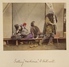 Selling \medicine\ to kill rats, about 1873-1883. Creator: Shinichi Suzuki I