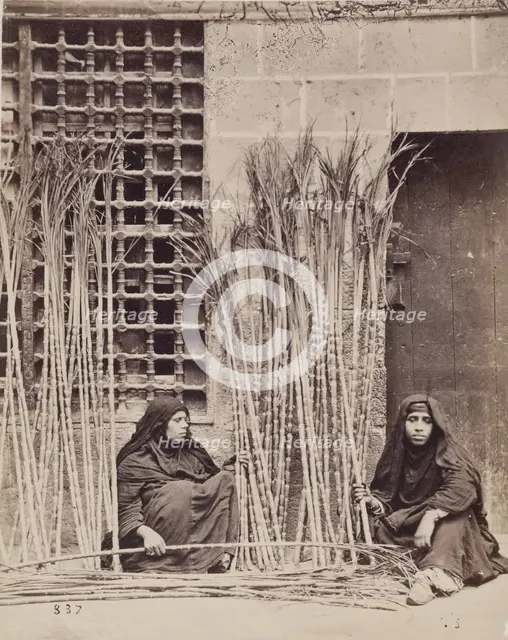 Selling Sugar Cane, c1876. Creator: Pascal Sébah.
