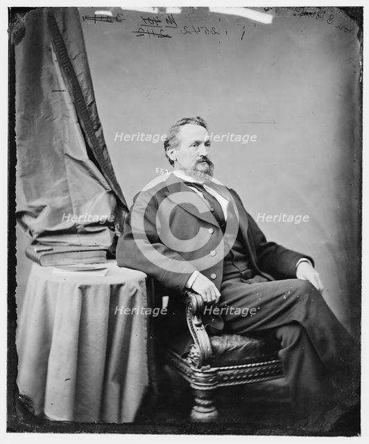 Selucius Garfielde, between 1860 and 1875. Creator: Unknown.
