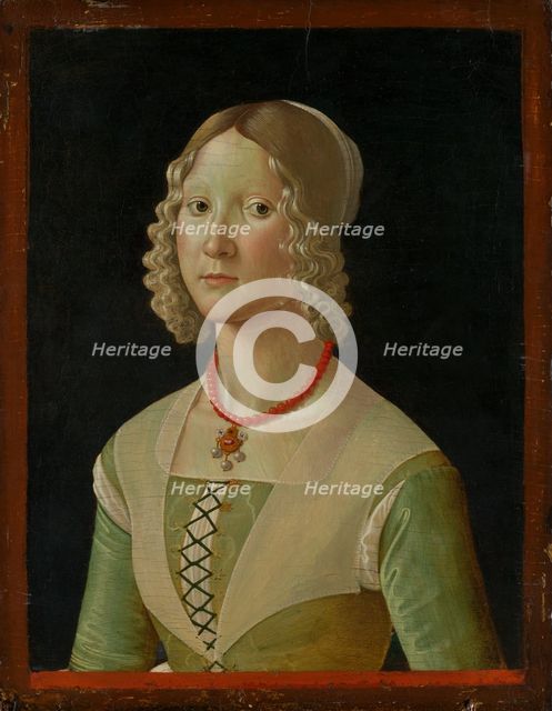 Selvaggia Sassetti (born 1470), ca. 1487-88. Creator: Davide Ghirlandaio.