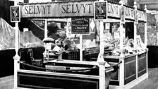 "Selvyt"-making: the knife that must travel over three miles to make a dozen polishing cloths, 1909. Creator: Unknown