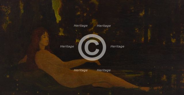 Semele or Fireflies, 1907. Creator: Arthur Davies.