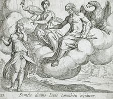 Semele's Wish, published 1606. Creators: Antonio Tempesta, Wilhelm Janson