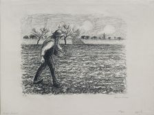 Semeur, 1896. Artist: Camille Pissarro