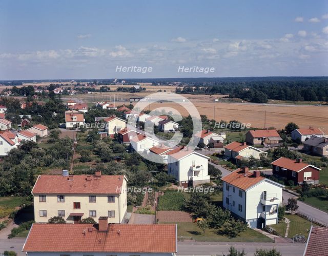 Semi-detached and small houses, Ödeshög, Sweden, 1970s.  Creator: Torkel Lindeberg.