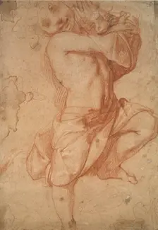 Semi-nude Boy, late 16th century. Artist: Annibale Carracci