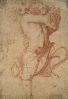 Semi-nude Boy, late 16th century. Artist: Annibale Carracci