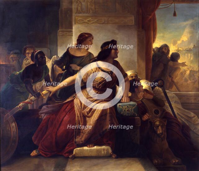 Semiramis, 1852. Artist: Koehler, Christian (1809-1861)