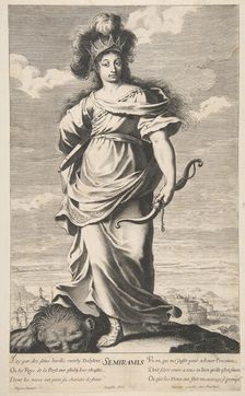 Sémiramis, ca. 1639-40. Creators: Gilles Rousselet, Abraham Bosse