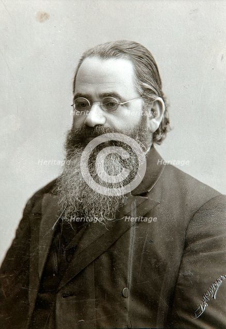 Semyon Vengerov, Russian literary critic and historian, 1890s. Artist: Dmitri Spiridonovich Zdobnov