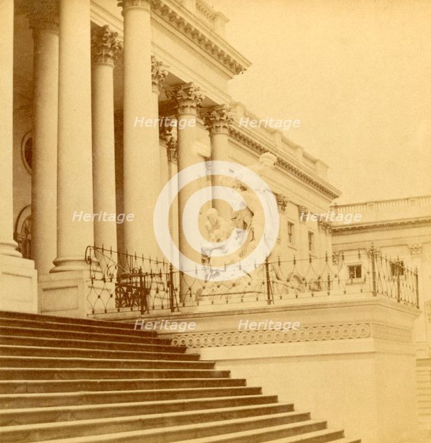 'Senate Front, Washington D.C.', c1900.  Creator: Kilburn Brothers.