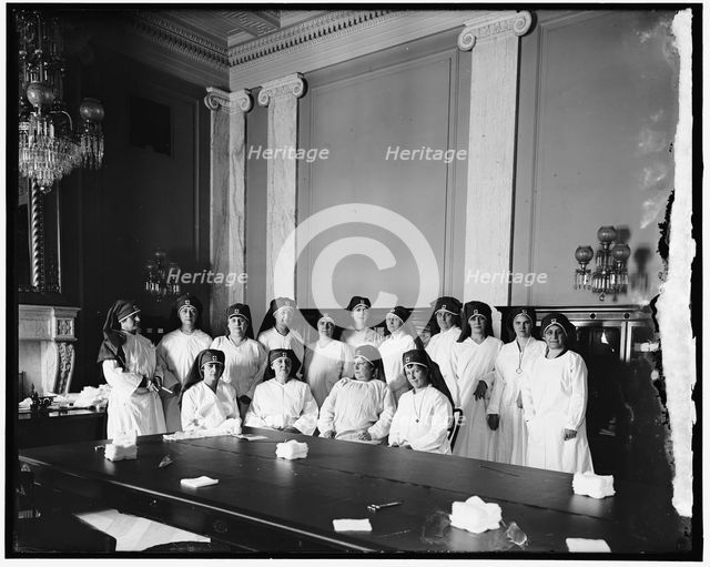 Senate Women, between 1910 and 1920. Creator: Harris & Ewing.