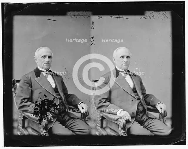 Senator William Wallace Eaton of Connecticut, 1865-1880. Creator: Unknown.