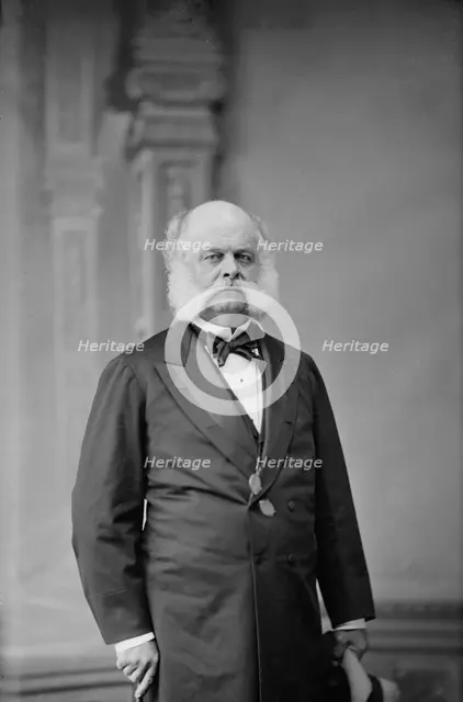 Senator Ambrose E. Burnside of Rhode Island, 1870-1880. Creator: Unknown.