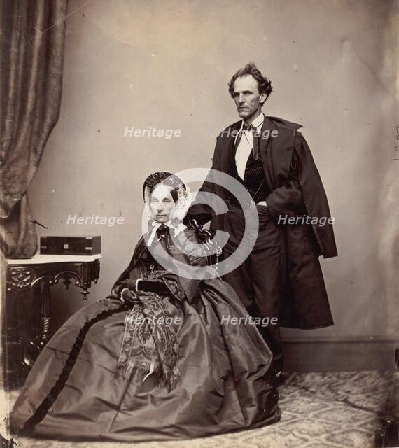 [Senator and Mrs. James Henry Lane], 1861-66. Creator: Brady & Co.