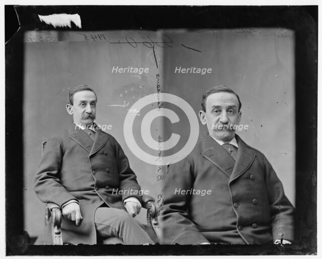 Senator Benjamin Franklin Jonas of Louisiana, 1865-1880. Creator: Unknown.