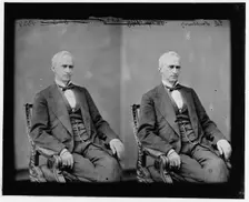 Senator Eli Saulsbury of Delaware, 1865-1880. Creator: Unknown