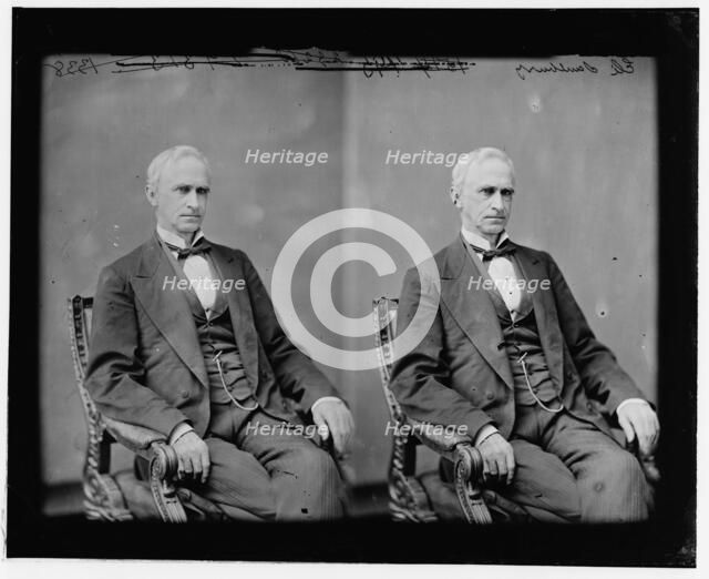 Senator Eli Saulsbury of Delaware, 1865-1880. Creator: Unknown.