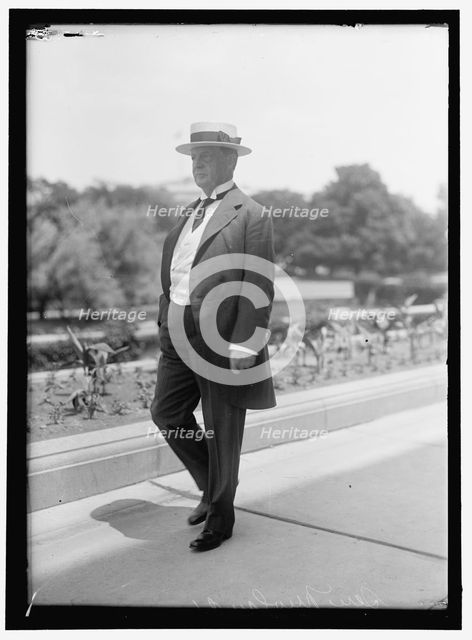 Senator Francis G. Newlands, between 1910 and 1917. Creator: Harris & Ewing.