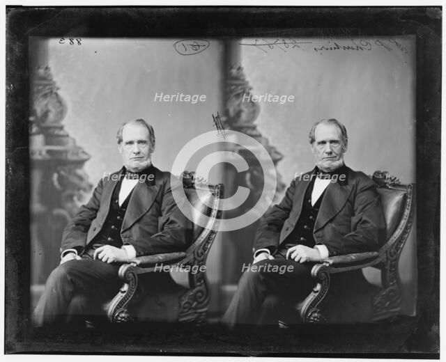 Senator Isaac Peckham Christiancy of Michigan, 1865-1880. Creator: Unknown.