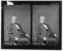 Senator James E. English of Connecticut, 1865-1880. Creator: Unknown