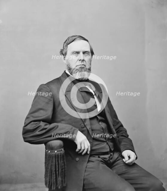 Senator James Harlan of Iowa, between 1865 and 1880. Creator: Unknown.