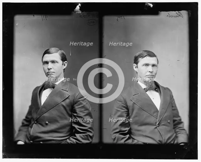 Senator Preston Bierce Plumb of Kansas, 1865-1880. Creator: Unknown.