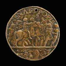 Senatorial Triumph [reverse], c. 1490. Creator: Moderno