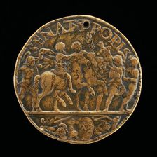 Senatorial Triumph [reverse], c. 1490. Creator: Moderno