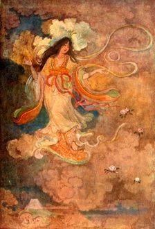 Sengen, the Goddess of Mount Fuji 1912. Creator: Evelyn Paul