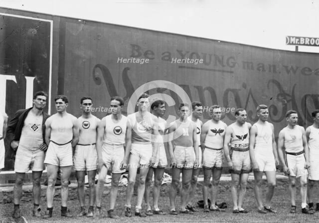 Send off of Olympic Athletes, 1912. Creator: Bain News Service.