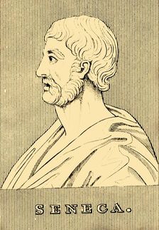 Seneca (c4 BC-AD 65), 1830. Creator: Unknown
