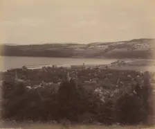 Seneca Lake and Watkins, c. 1895. Creator: William H Rau
