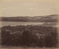 Seneca Lake and Watkins, c. 1895. Creator: William H Rau
