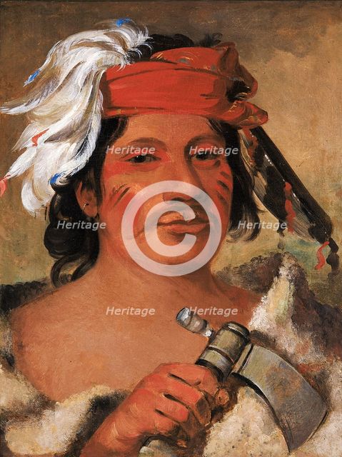 Seneca Steele, a Great Libertine, 1831. Creator: George Catlin.