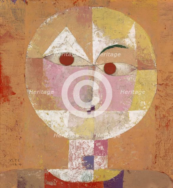 Senecio, (Soon to be Aged), 1922. Creator: Paul Klee.