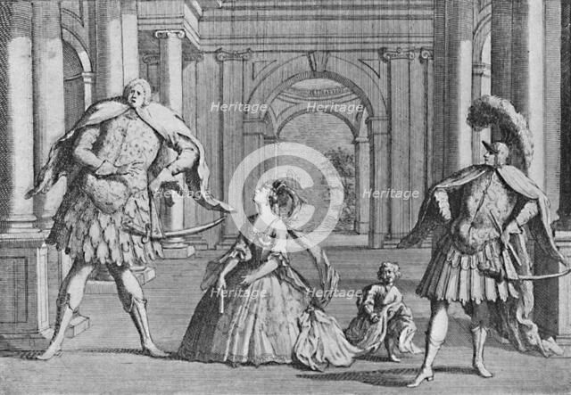 'Senesino on the Stage', 1725, (1904). Artist: Unknown.