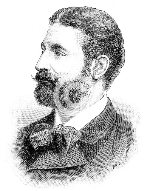 Senhor Barros Gomes, the Portuguese Minister of Foreign Affairs, 1890. Creator: P Naumann.