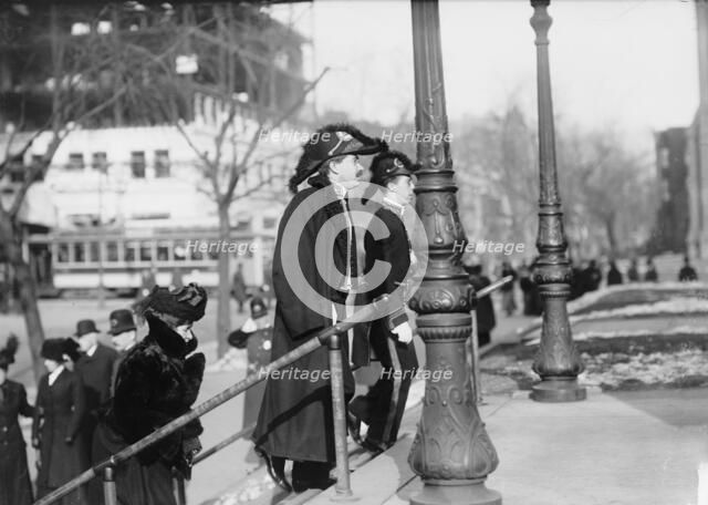 Señor Don Anibal Cruz, Ambassador from Chile - His Funeral at St. Patrick's Church..., 1910. Creator: Harris & Ewing.