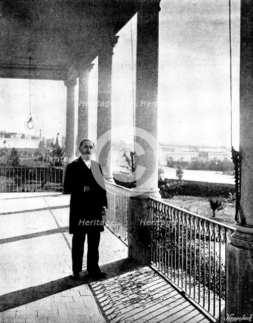 Señor Saenz Peña, ex-President of Argentina, 1895.  Creator: Adrian Lundstrom.