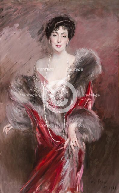 Señora Matías de Errázuriz Ortúzar, née Josefina Virginia de Alvear Fernández Coronel, 1912.