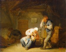 Sense of Smell, 1635. Creator: Adriaen van Ostade