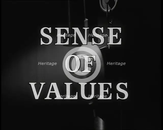Sense of Values - title card, 1937.  Creator: British Pathe Ltd.