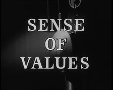Sense of Values - title card, 1937. Creator: British Pathe Ltd