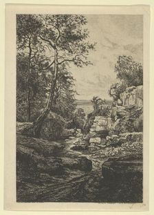 Sentier du Tambourin, Ile de Noirmoutier, 19th century. Creator: Tancrède Abraham