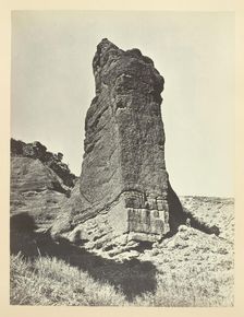 Sentinel Rock, Echo Canon, 1868/69. Creator: Andrew Joseph Russell