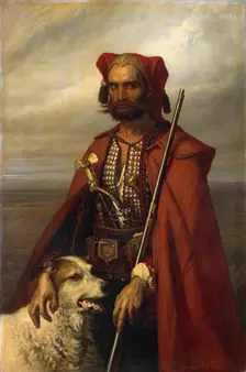 Sentinel the Croat, 1854. Creator: Louis Gallait