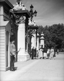 Sentry at Buckingham Palace, London, c1955. Creator: Arthur Charles Kirby Ware