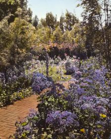 "Senuelo," Edward Ditmars Wetmore house, 1050 Channel Drive, Montecito, California, 1917. Creator: Frances Benjamin Johnston